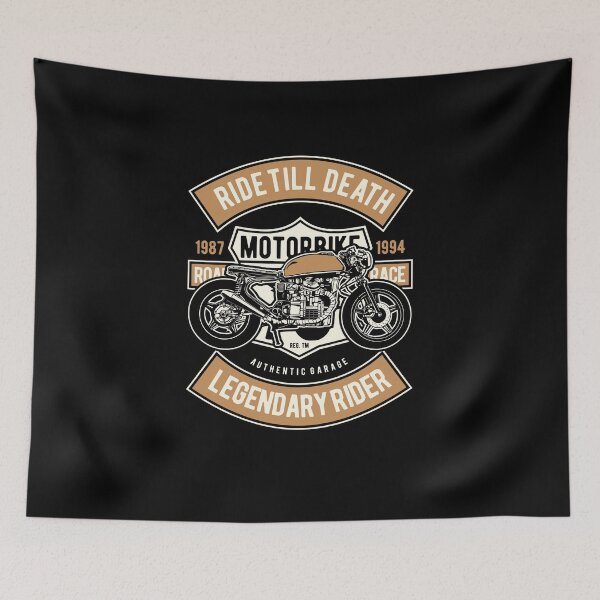 Item preview, Ride Till Death Motorbiker. designed and sold by wkyip79.