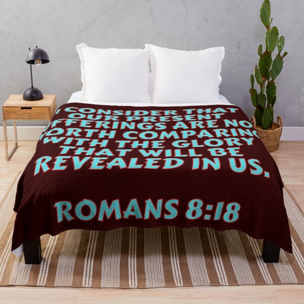 Item preview, Bible Verse Romans 8:18 designed and sold by Prayingwarrior.