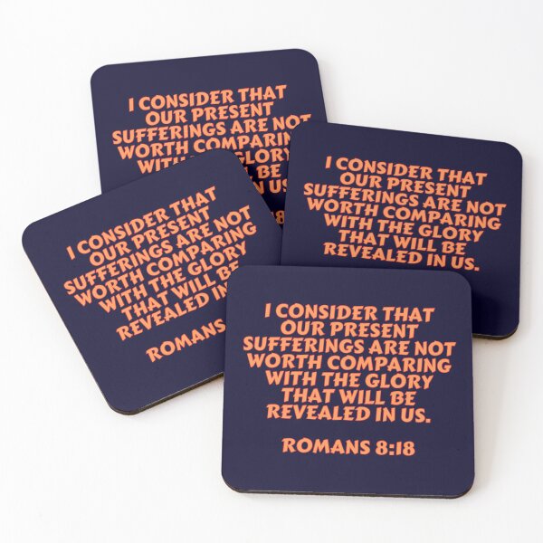 Item preview, Bible Verse Romans 8:18 designed and sold by Prayingwarrior.