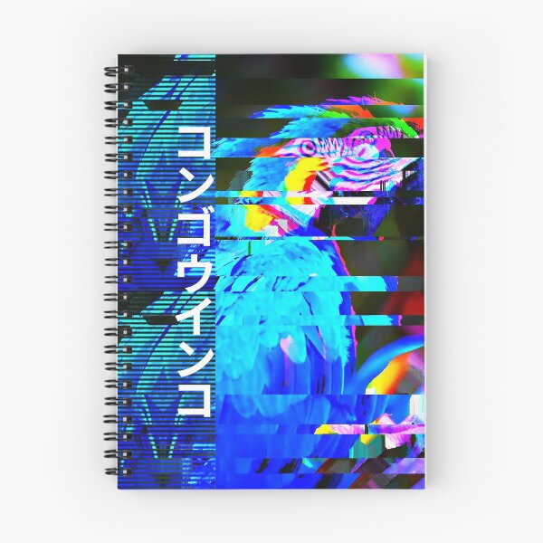 Item preview, Macaw Bird コンゴウインコ Vaporwave Glitch Art designed and sold by glitchhub.
