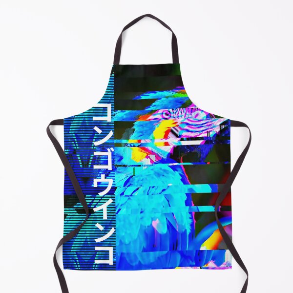 Item preview, Macaw Bird コンゴウインコ Vaporwave Glitch Art designed and sold by glitchhub.