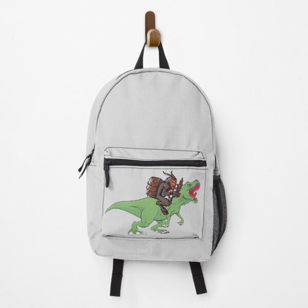 Item preview, Krampus riding dinosaur - funny Christmas designed and sold by SidTastic .
