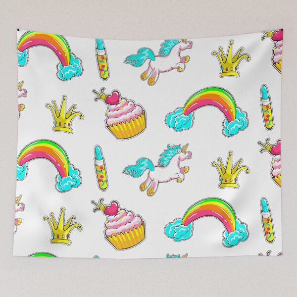 Item preview, Cute Colourful Girly sticker pack designed and sold by TheImperfecto.