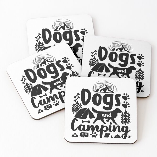 Item preview, Dogs And Camping | Happiness Is A Day Spent Outdoors With My Dog designed and sold by GravitiTees.