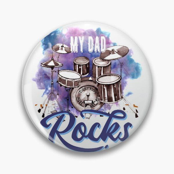 Item preview, My Dad Rocks Drummer Musician Drumsticks Essential designed and sold by Tannumoni.
