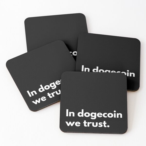 Item preview, In dogecoin we trust designed and sold by Factify.