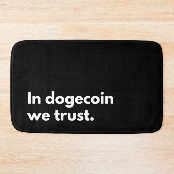 Item preview, In dogecoin we trust designed and sold by Factify.