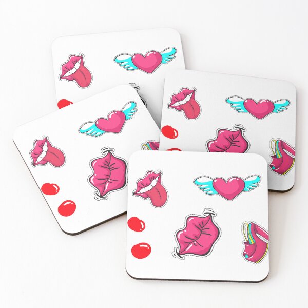 Item preview, Cute Colourful Girly sticker pack designed and sold by TheImperfecto.