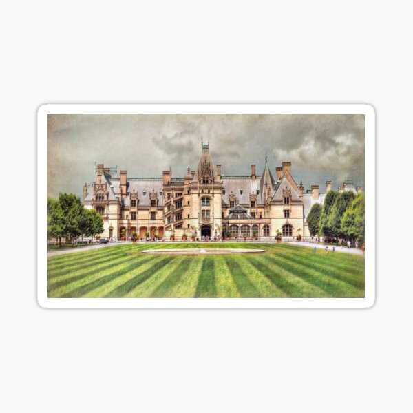 Biltmore Reflection Through The Fountain Beach Towel by Carol