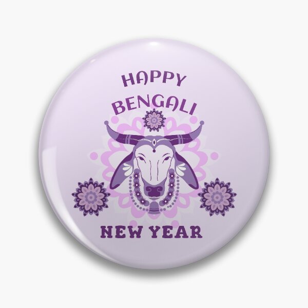 Item preview, Bull Design, Happy Bengali New Year designed and sold by Wildlife Apparels Inc..