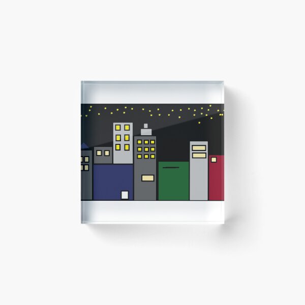 Item preview, City Skyview at Night designed and sold by silvasm516.