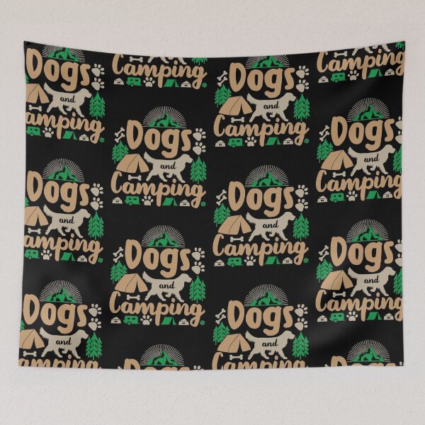 Item preview, Dogs And Camping | My Dog Loves To Camp designed and sold by GravitiTees.