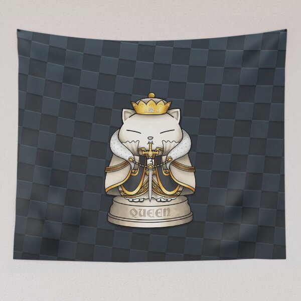Item preview, Cat Chess Queen designed and sold by Takeda-art.