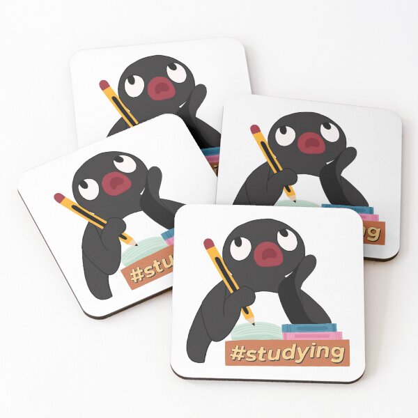 Item preview, pingu studying designed and sold by Serendipity Studios.