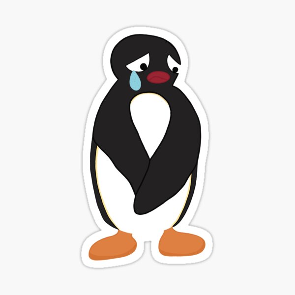 Vista previa del artículo con la obra «pingu llorando», diseñado y vendido por Serendipity Studios.