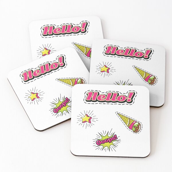 Item preview, Cute Colourful Girly sticker pack designed and sold by TheImperfecto.