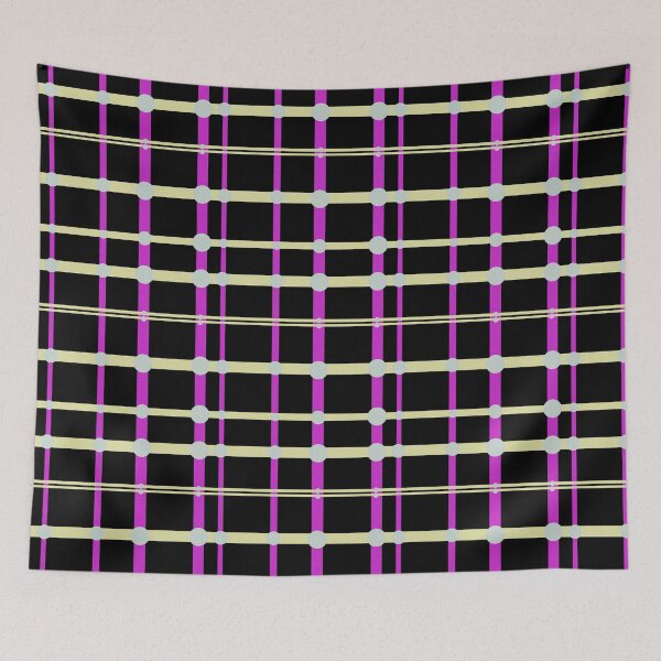 Item preview, Checkered purple sand with dots. designed and sold by blankshirt.