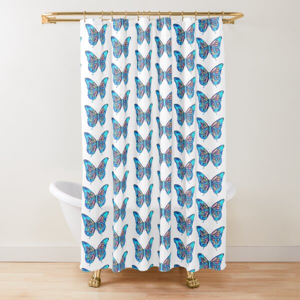 Angel Butterfly Shower Curtain