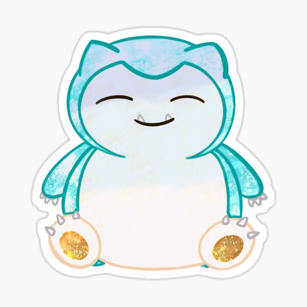 Sparkly Snorlax Sticker