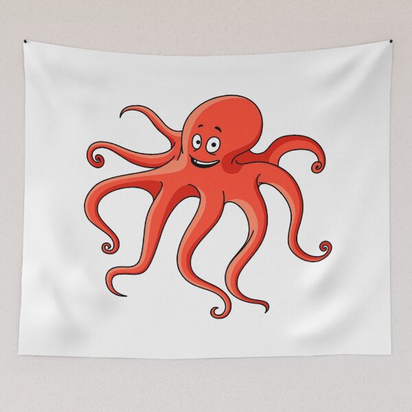 Item preview, Orange Octopus designed and sold by treasure-crafts.