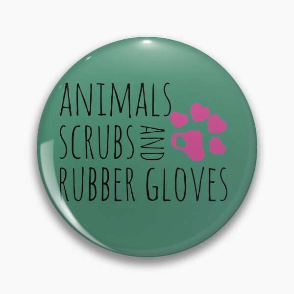 Item preview, Animals Scrubs And Rubber Gloves Funny Veterinarian designed and sold by ByTekk.