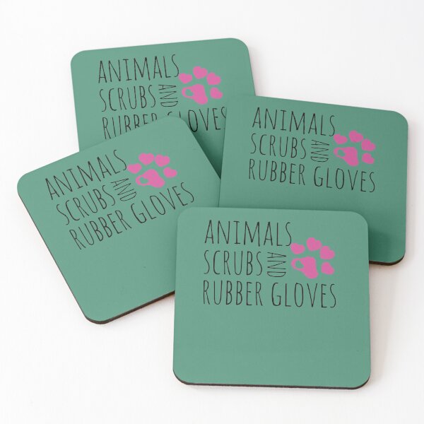 Item preview, Animals Scrubs And Rubber Gloves Funny Veterinarian designed and sold by ByTekk.