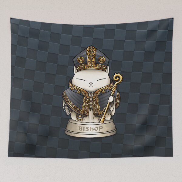 Item preview, Cat Chess Bishop designed and sold by Takeda-art.