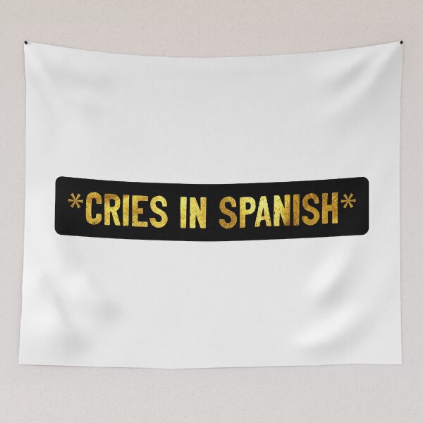 Item preview, Cries in Spanish Language Subtitle designed and sold by Sour Soul.
