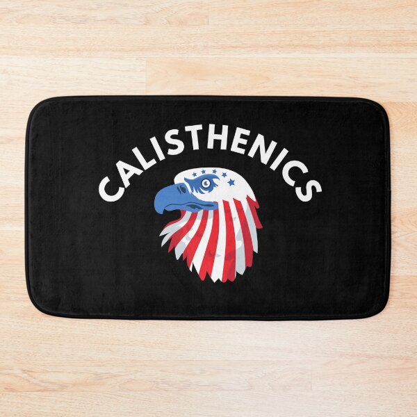 Item preview, Calisthenics USA - American eagle Black background designed and sold by Atleta-Cali.
