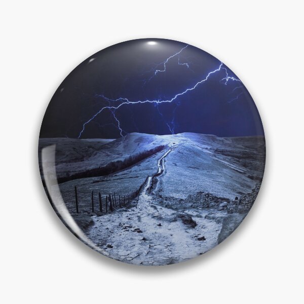 Item preview, Lightning  Strike Over Mam Tor designed and sold by Alisonchambers2.