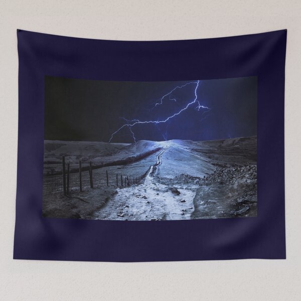 Item preview, Lightning  Strike Over Mam Tor designed and sold by Alisonchambers2.