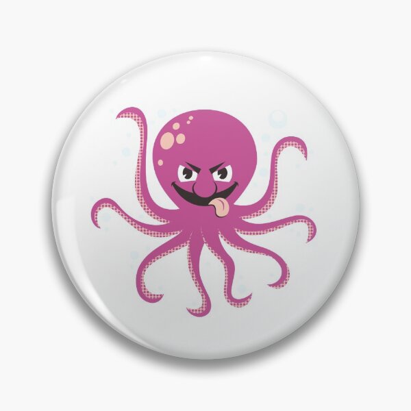 Item preview, Mean Pink Octopus designed and sold by treasure-crafts.