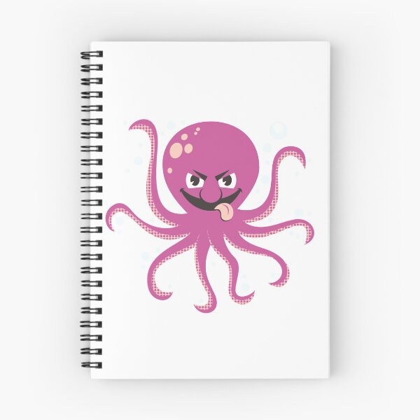 Item preview, Mean Pink Octopus designed and sold by treasure-crafts.
