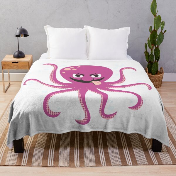 Item preview, Mean Pink Octopus designed and sold by treasure-crafts.