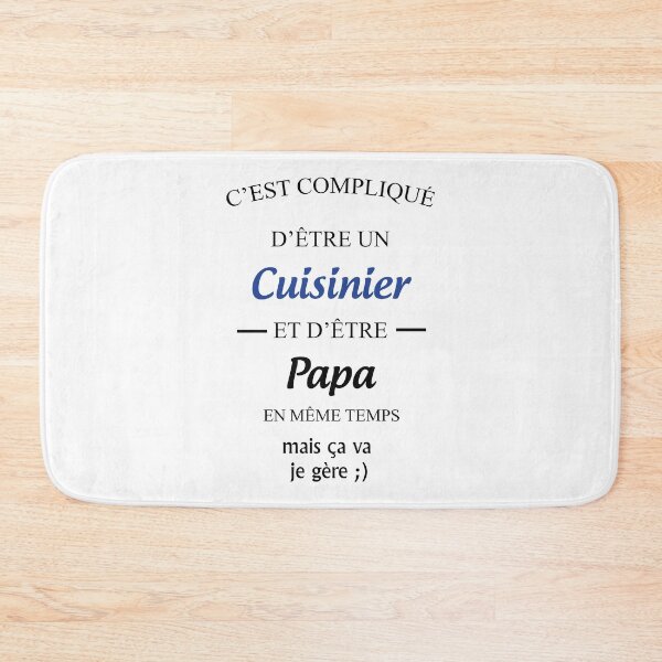 Aperçu de l'œuvre papa et cuisinier qui assure, cadeau de cuisinier créée et vendue par Aze99.
