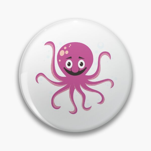 Item preview, Happy Pink Octopus designed and sold by treasure-crafts.