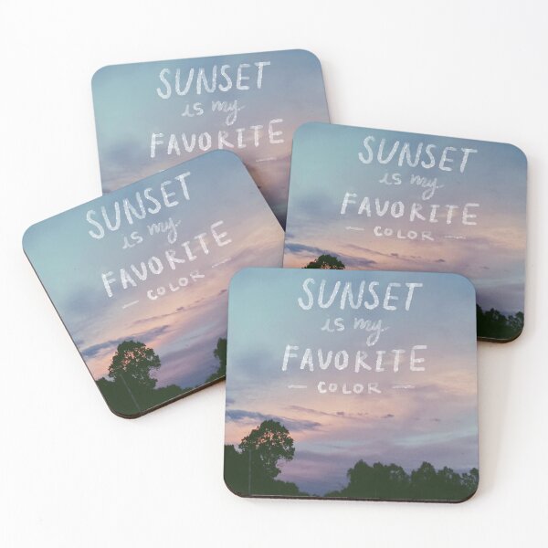Item preview, Sunset is my favorite color photography | colorful sunset skies | sunset in the forest designed and sold by Manoondaly.