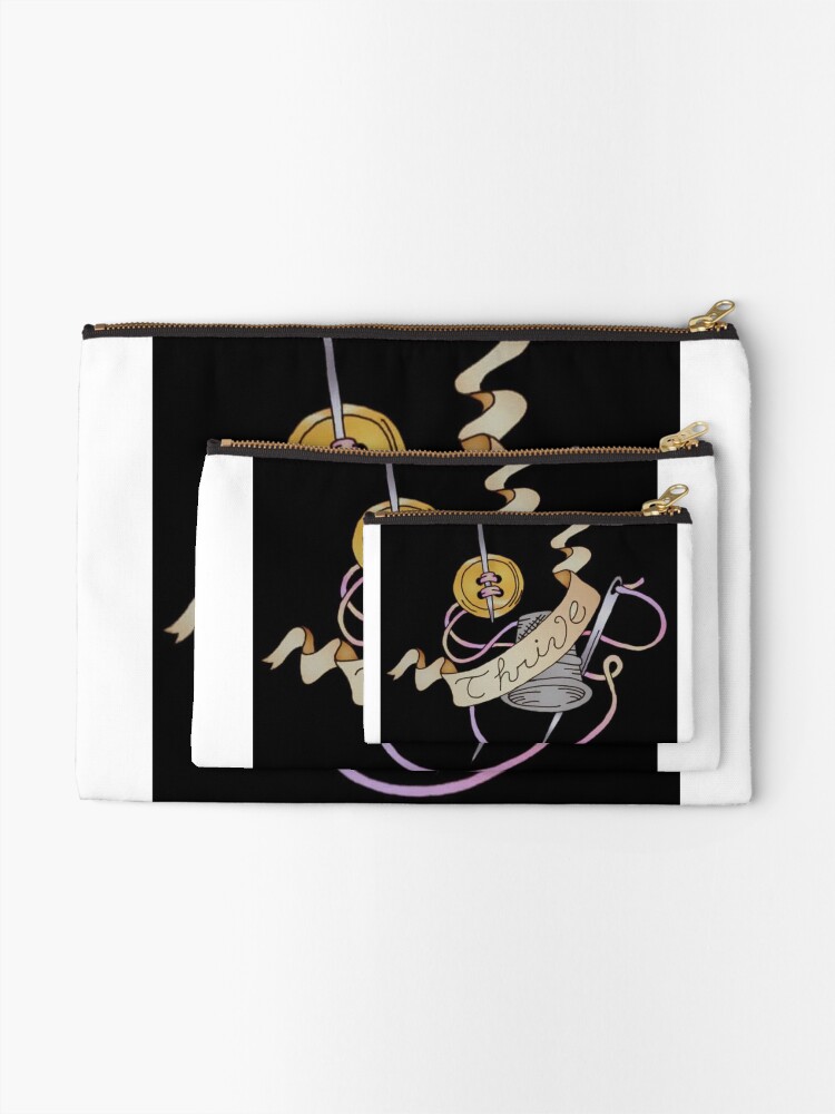 Thumbnail 2 of 4, Zipper Pouch, Thrive designed and sold by LarpTrash.