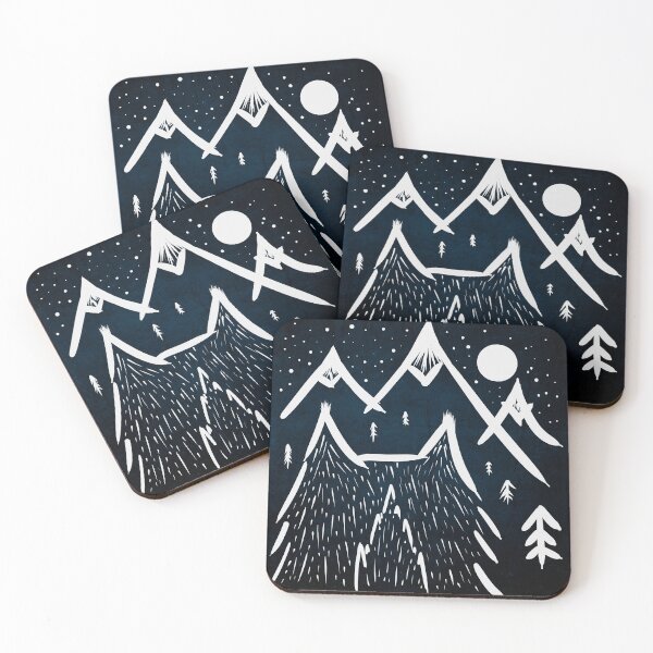 Item preview, Cat and Mountains designed and sold by tabemisa.