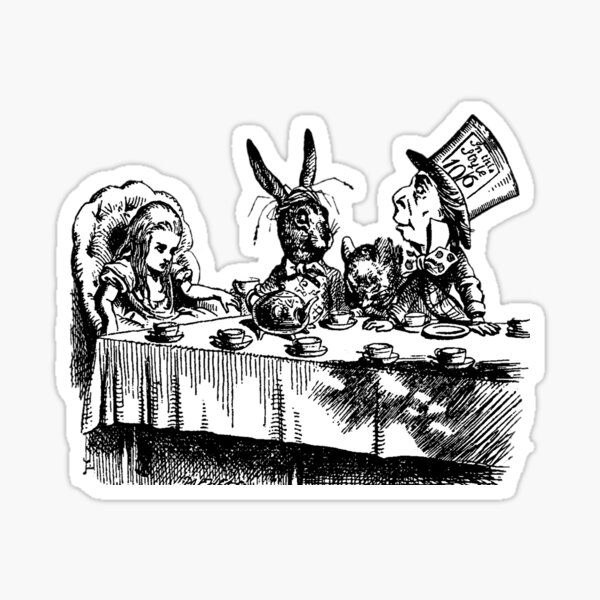 Artikel-Vorschau von Alice's Adventures in Wonderland-Teeparty, designt und verkauft von Wtp1985.