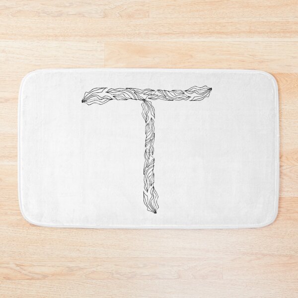 Item preview, T (CDF ALPHABET) designed and sold by HoneyGraphics.