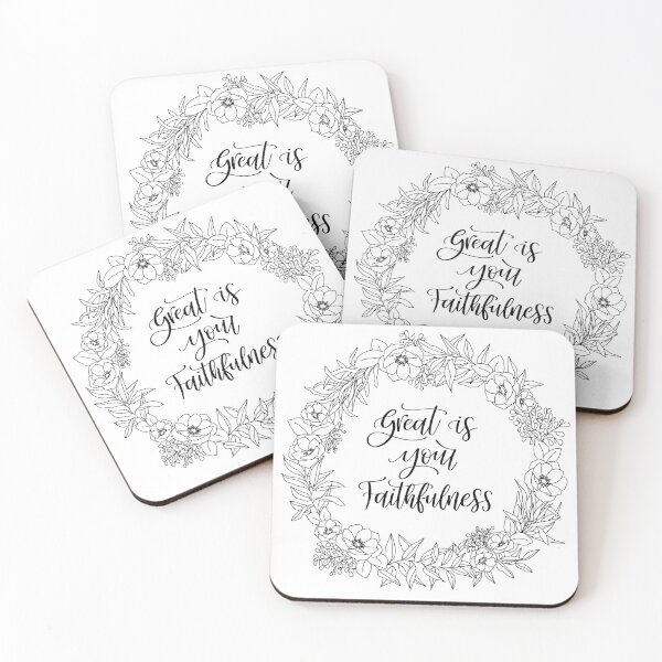 Item preview, Great is your faithfulness. Lamentations 3:23 designed and sold by Rebecca Claire Designs.