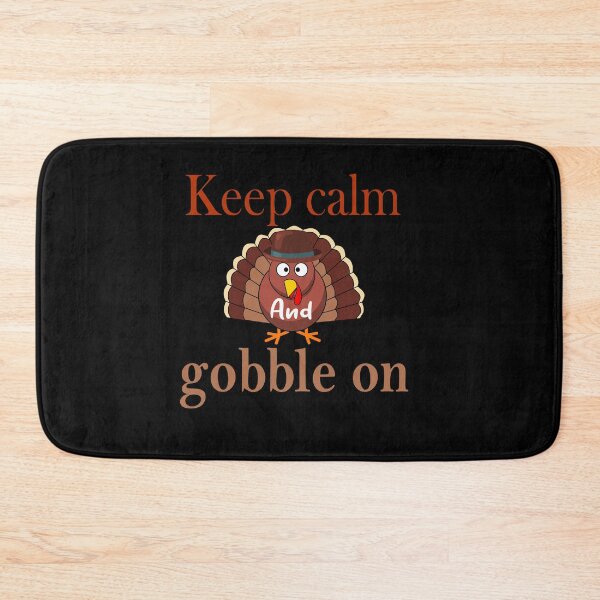 Item preview, Fuuny Thanksgiving Keep calm and gobble on , gift idea for happy Thanksgiving designed and sold by Mac Store.