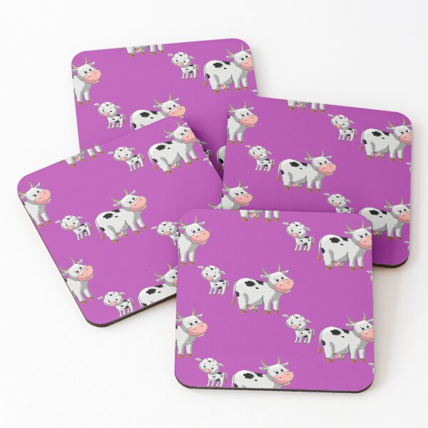 Item preview, Cartoon Dairy Cow And Calf   designed and sold by WoodburyLake.