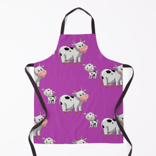 Item preview, Cartoon Dairy Cow And Calf designed and sold by WoodburyLake.