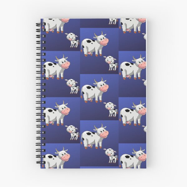 Item preview, Cartoon Dairy Cow And Calf   designed and sold by WoodburyLake.