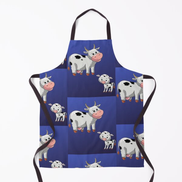 Item preview, Cartoon Dairy Cow And Calf designed and sold by WoodburyLake.