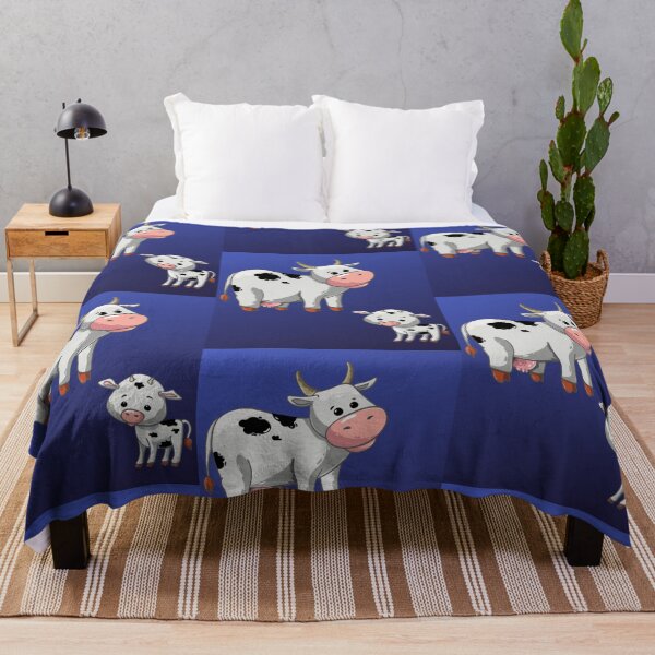 Item preview, Cartoon Dairy Cow And Calf   designed and sold by WoodburyLake.