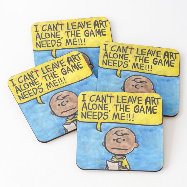 Item preview, I CAN'T LEAVE ART ALONE designed and sold by SOLSKETCHES.