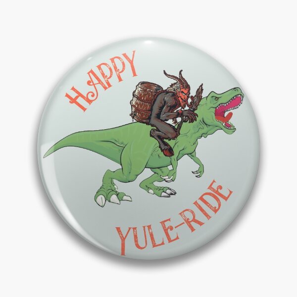 Item preview, Happy Yuletide - funny Krampus pun designed and sold by SidTastic .